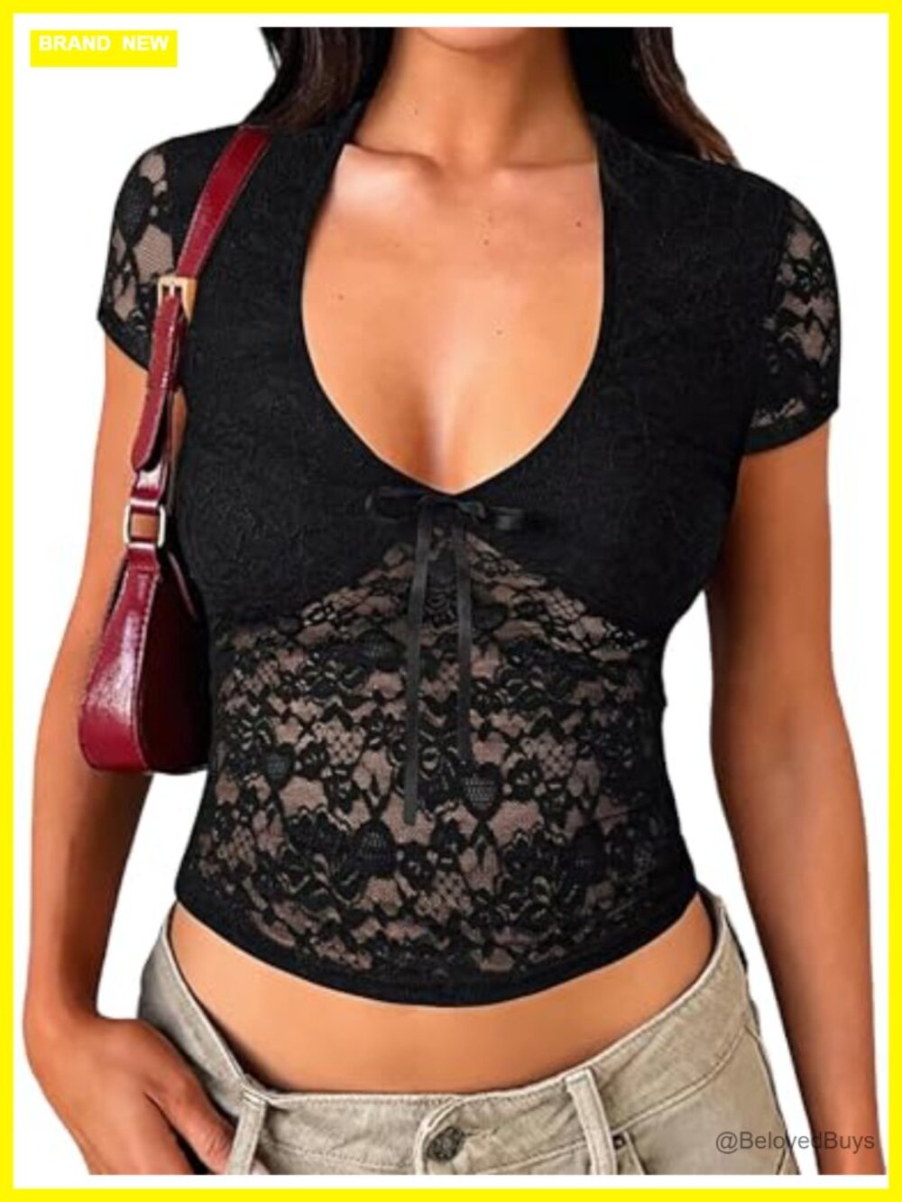 Lace Halter Crop Top Y2K Sexy Backless Tank for Women